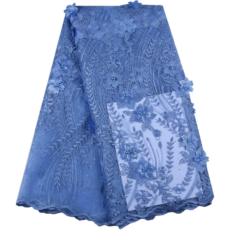 Light Blue 3D Lace Fabric With Beads African Laces Fabrics 2019 High Quality Tulle Lace For Dresses French Net Lace Fabric S1579
Light Blue 3D Lace Fabric With Beads African Laces Fabrics 2019 High Quality Tulle Lace For Dresses French Net Lace Fabric S1579