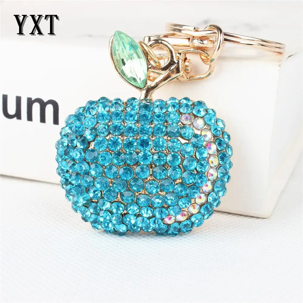 Apple Fruit Leaf Bule Crystal Rhinestone Charm Pendant Purse Bag Car Key Ring Chain Creative Wedding Party Christmas Good Gift
Apple Fruit Leaf Bule Crystal Rhinestone Charm Pendant Purse Bag Car Key Ring Chain Creative Wedding Party Christmas Good Gift