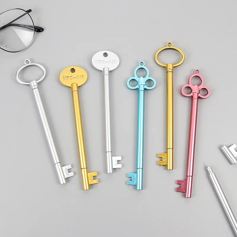 4pcs/lot 0.38mm Vintage Plastic Key Shaped Gel Pen Creative Cute Key Pens For Kids as School Writing Supplies
4pcs/lot 0.38mm Vintage Plastic Key Shaped Gel Pen Creative Cute Key Pens For Kids as School Writing Supplies