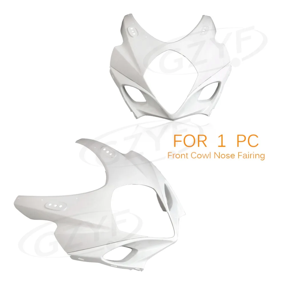 Unpainted Motor Upper Front Fairing Cowl Nose Fits for Suzuki GSXR 1000 K7 2007 2008 ABS Plastic
Unpainted Motor Upper Front Fairing Cowl Nose Fits for Suzuki GSXR 1000 K7 2007 2008 ABS Plastic