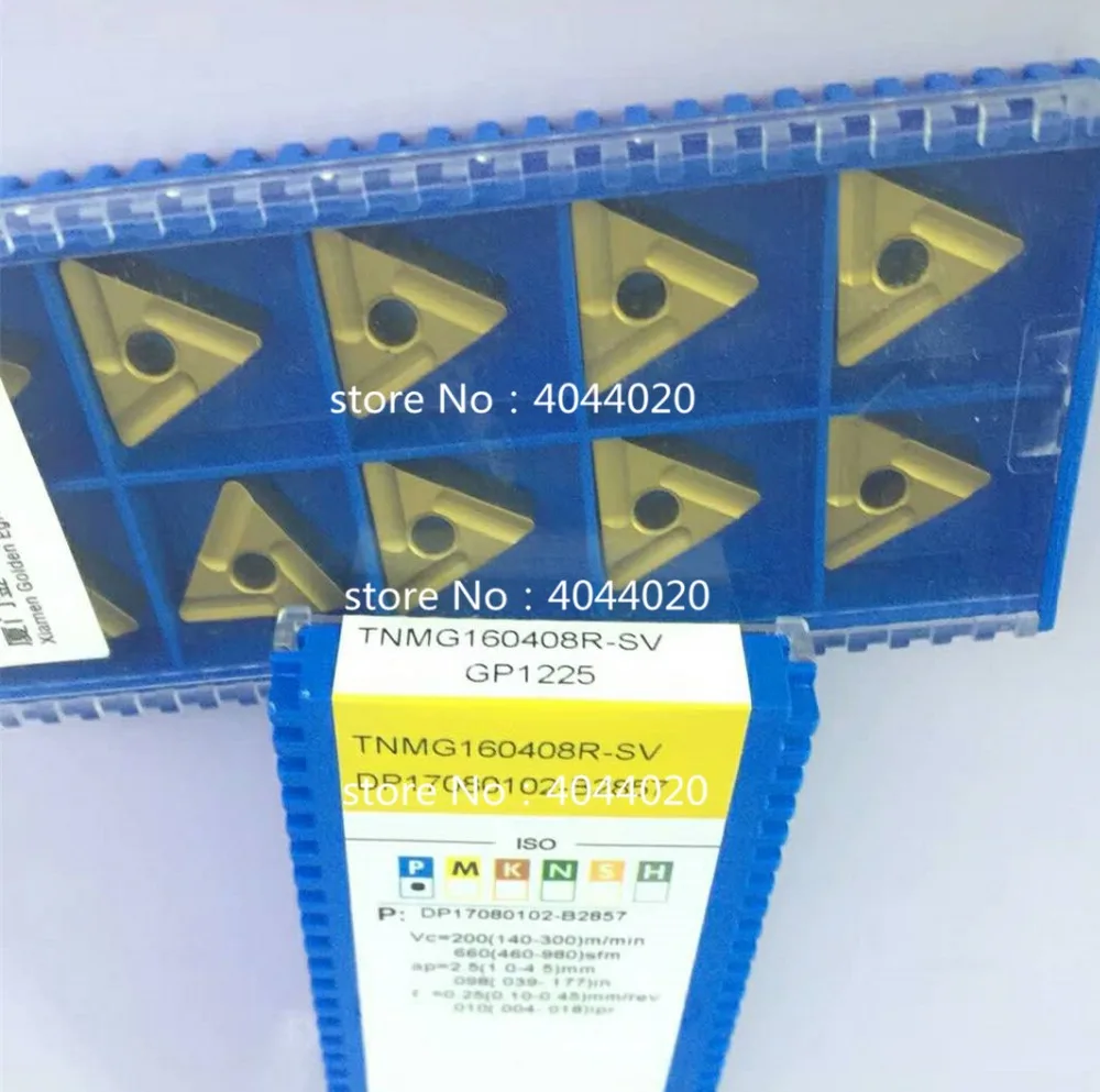 TNMG160408R-SV GP1225 TNMG432R-SV For Steel 10pcs carbide inserts CNC blade P10-P30
TNMG160408R-SV GP1225 TNMG432R-SV For Steel 10pcs carbide inserts CNC blade P10-P30