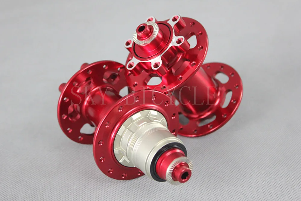 Powerway M71 mountain bike hub Red color 28 holes front & rear QR version XX1 XD 11s freehub body Through axle version available
Powerway M71 mountain bike hub Red color 28 holes front & rear QR version XX1 XD 11s freehub body Through axle version available