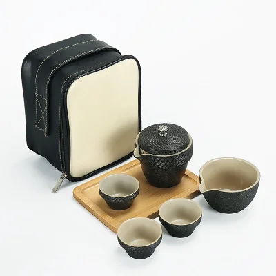Lei Fengta ceramic black pottery octagonal pagoda Kung Fu tea set can accommodate travel covered bowl tea set
Lei Fengta ceramic black pottery octagonal pagoda Kung Fu tea set can accommodate travel covered bowl tea set