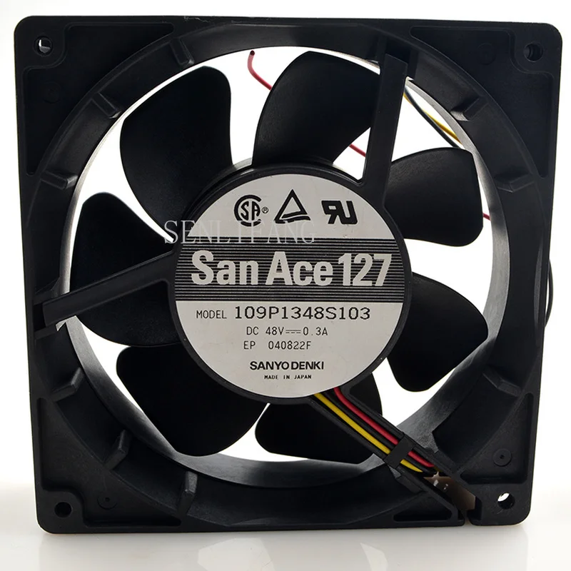 Free shipping 109P1348S103 Double Ball Bearing Cooling Fan DC 48V 0.3A 12738 127*127*38mm 12CM 3 Wires
Free shipping 109P1348S103 Double Ball Bearing Cooling Fan DC 48V 0.3A 12738 127*127*38mm 12CM 3 Wires