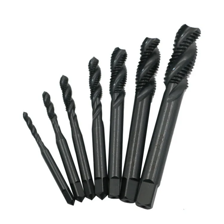 Spiral hand thread tap screw point metric plug bit manual tool M3 M4 M5 M6 M8 M10 M12 | Инструменты