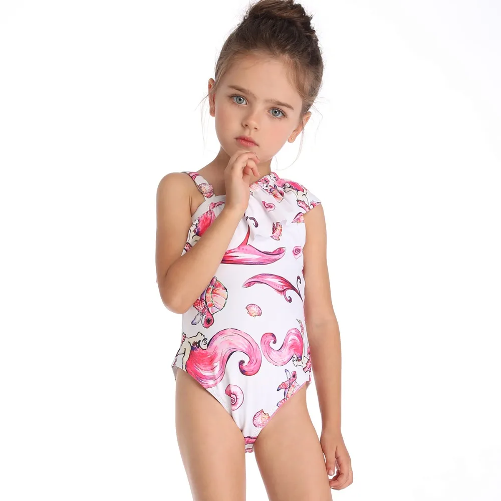 One Piece Swimsuit Swimwear For Girls Bench Bathing Suit Bikini Set Summer Swimming Lovely Cute | Спорт и развлечения