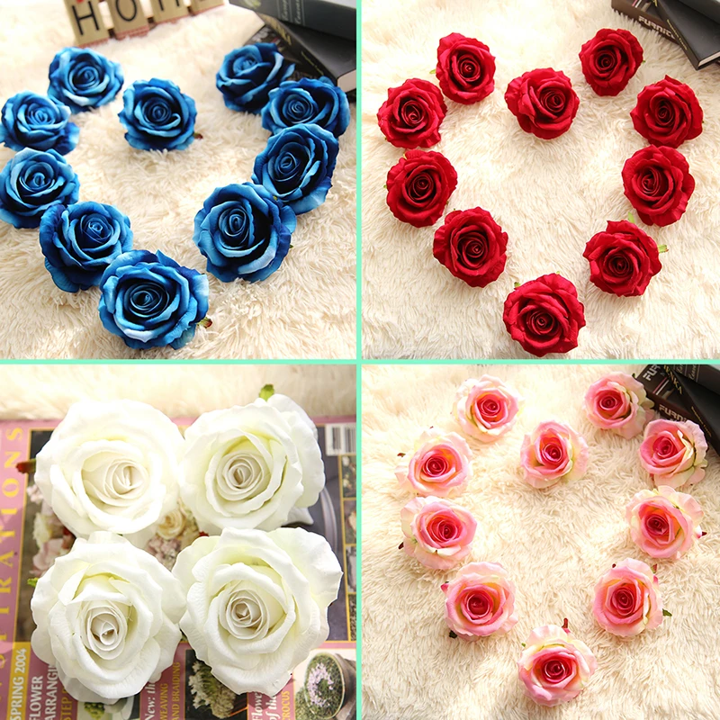 10pcs Artificial Rose Flower Head DIY Wedding Flower Wall Background Silk Simulation Rose Diy Decoration Home Bottle Decoration
10pcs Artificial Rose Flower Head DIY Wedding Flower Wall Background Silk Simulation Rose Diy Decoration Home Bottle Decoration