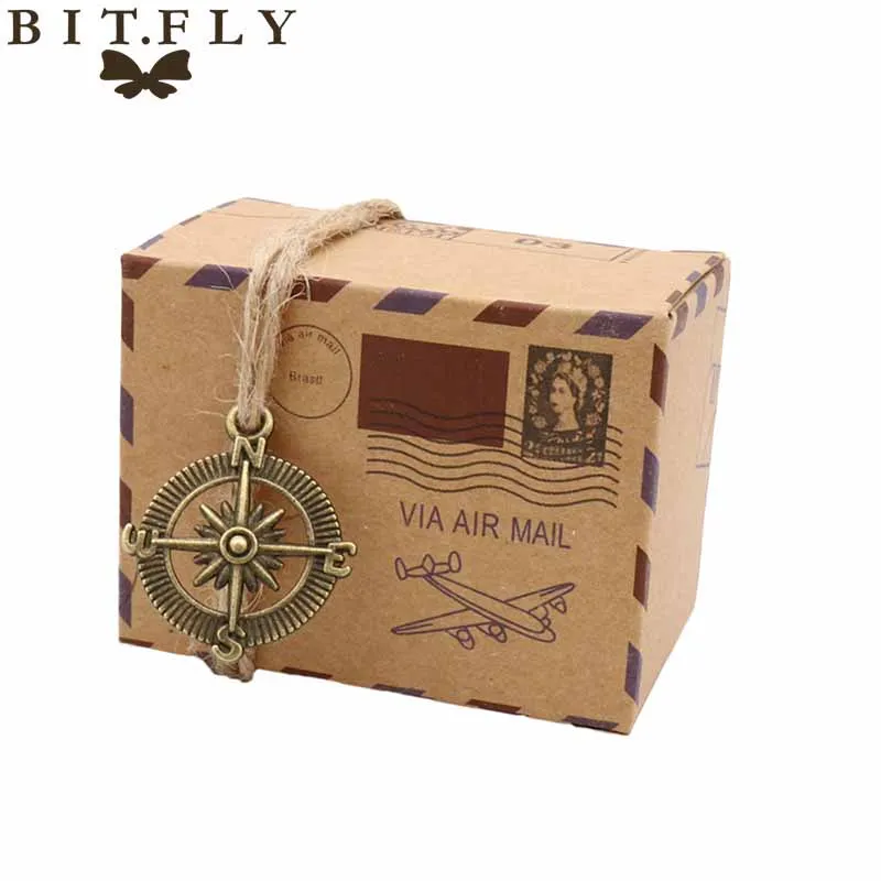 50pcs Kraft DIY Vintage Travel Candy Box with Globe and Compass Chocolate Packaging Gift Box and Gifts Bag Party Wedding Favors
50pcs Kraft DIY Vintage Travel Candy Box with Globe and Compass Chocolate Packaging Gift Box and Gifts Bag Party Wedding Favors