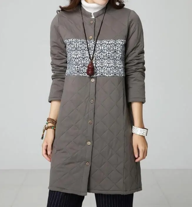 M-XL Hot / Winter Women New Fashion In the long leisure cotton-padded jacket trench coat
M-XL Hot / Winter Women New Fashion In the long leisure cotton-padded jacket trench coat