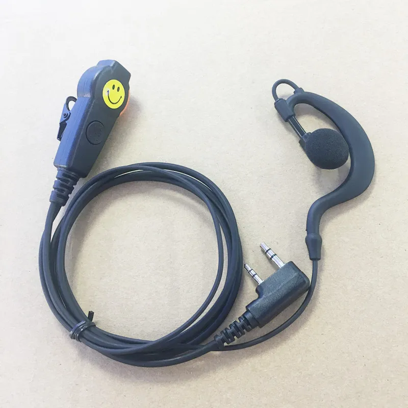 Модные симпатичные наушники с двойным PTT K разъемом для Kenwood Baofeng 888s uv5r 'd xun tyt