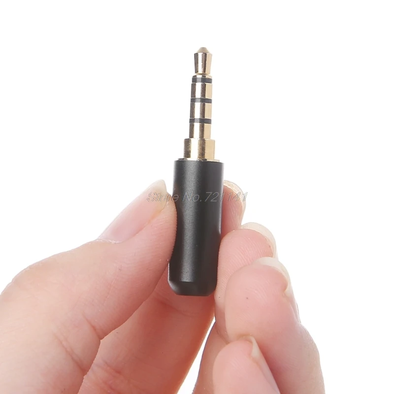 3.5mm 4 Pole Earphones Soldering Jack Male Headphone Repair Jack Cable Plug Solder Adapters Audio Spring Electronics Stocks
3.5mm 4 Pole Earphones Soldering Jack Male Headphone Repair Jack Cable Plug Solder Adapters Audio Spring Electronics Stocks