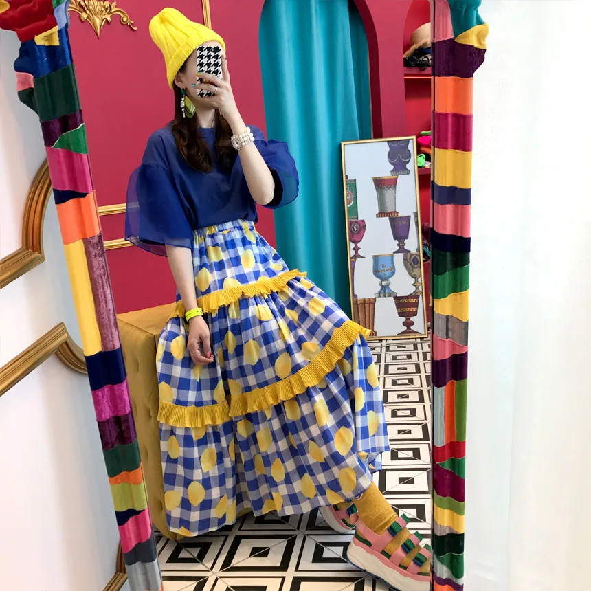 SuperAen Korean Style Women Skirts Cotton Casual Fashion Wild Ladies Skirts Summer New 2021 Print Skirts Female
SuperAen Korean Style Women Skirts Cotton Casual Fashion Wild Ladies Skirts Summer New 2021 Print Skirts Female