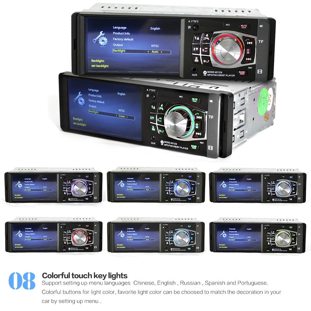 Automagnitola 1 Din Car Radio MP5 Player Auto Audio Stereo FM BT 2.0 With Rear View Camera USB Steering Wheel Remote Control
Automagnitola 1 Din Car Radio MP5 Player Auto Audio Stereo FM BT 2.0 With Rear View Camera USB Steering Wheel Remote Control