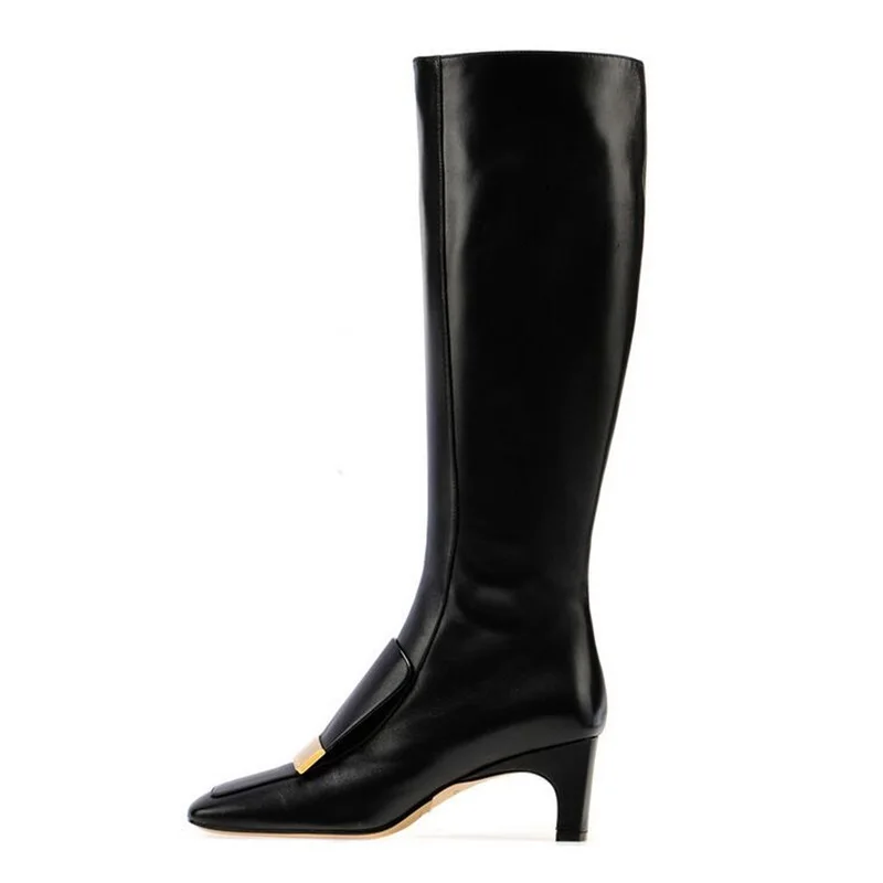 newest leather knee high boots women square toe autumn winter boots high heels office ladies shoes
newest leather knee high boots women square toe autumn winter boots high heels office ladies shoes