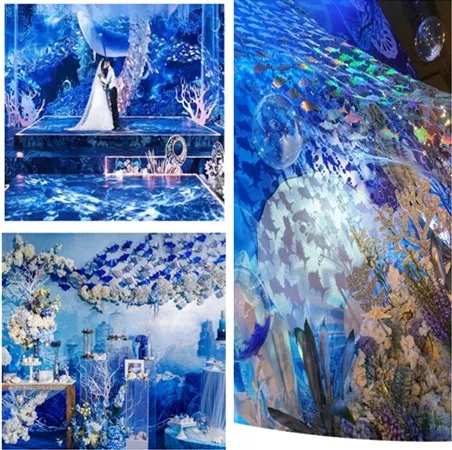 Wedding Marine decoration laser fish fillet sequins bead curtain door curtain net on the ocean theme wedding area window props
Wedding Marine decoration laser fish fillet sequins bead curtain door curtain net on the ocean theme wedding area window props