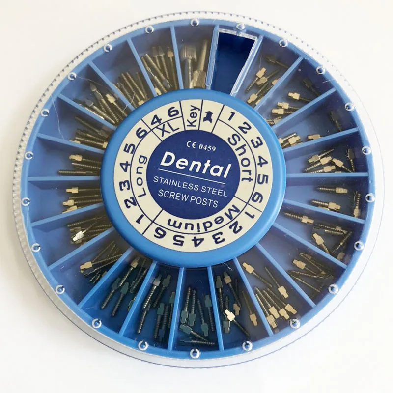 Dental Supplies Dental Stainless Steel Screw Posts 120pcs posts & 2 Keys dental materials Dental Screw Post
Dental Supplies Dental Stainless Steel Screw Posts 120pcs posts & 2 Keys dental materials Dental Screw Post