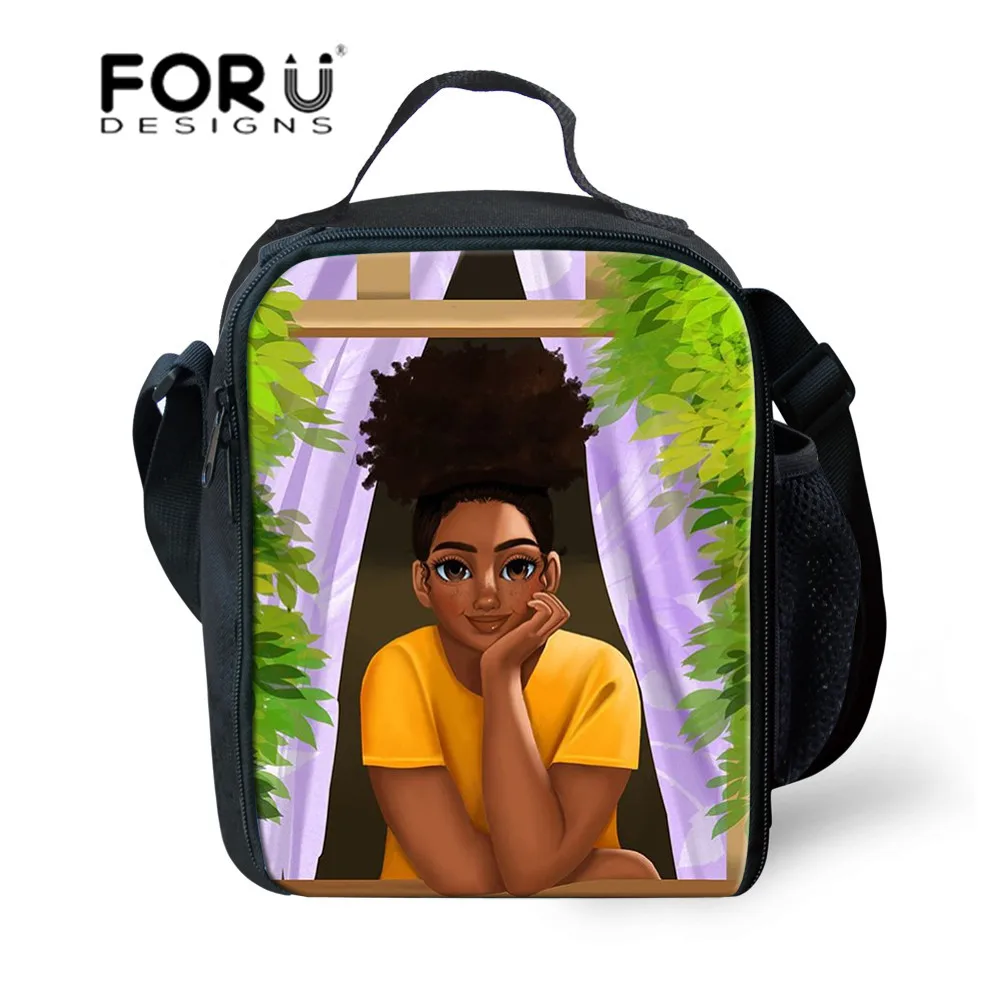 FORUDESIGNS Black Women Art African Girls Lunch Bags for Lunchbox Kids Insulated Lunch Bag Thermal Children Lunchbag Picnic Bags
FORUDESIGNS Black Women Art African Girls Lunch Bags for Lunchbox Kids Insulated Lunch Bag Thermal Children Lunchbag Picnic Bags