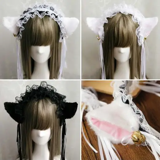 Fancy Dress Headband Fluffy Cat Fox Ears Lace Ribbon Tassels Bell Headband Anime Waitress Maid Devil COS Costume Xmas Props
Fancy Dress Headband Fluffy Cat Fox Ears Lace Ribbon Tassels Bell Headband Anime Waitress Maid Devil COS Costume Xmas Props