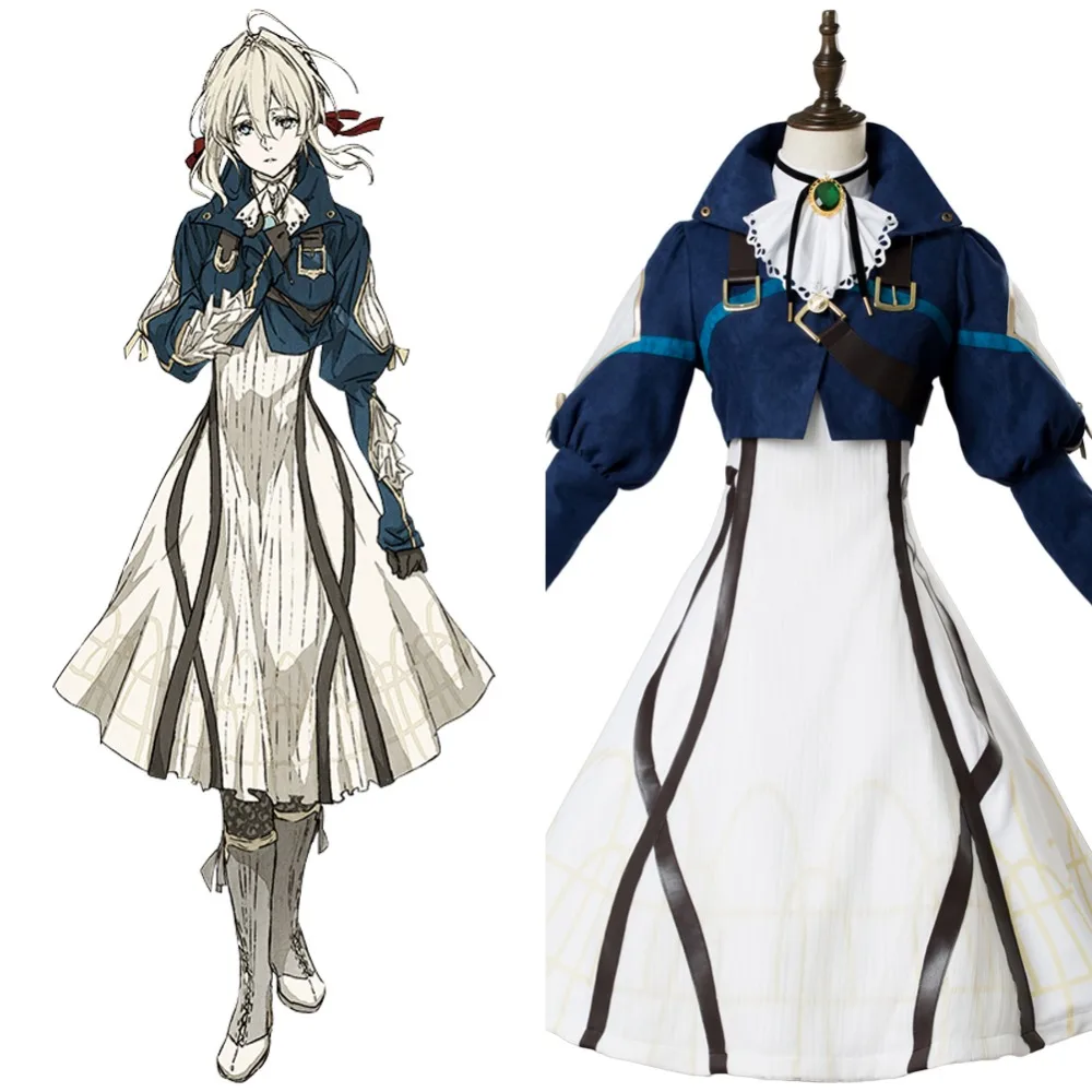 Vaioretto Evagaden Violet Evergarden Violet Cosplay Costume Adult Women Fancy Dress Halloween Carnival Costume
Vaioretto Evagaden Violet Evergarden Violet Cosplay Costume Adult Women Fancy Dress Halloween Carnival Costume