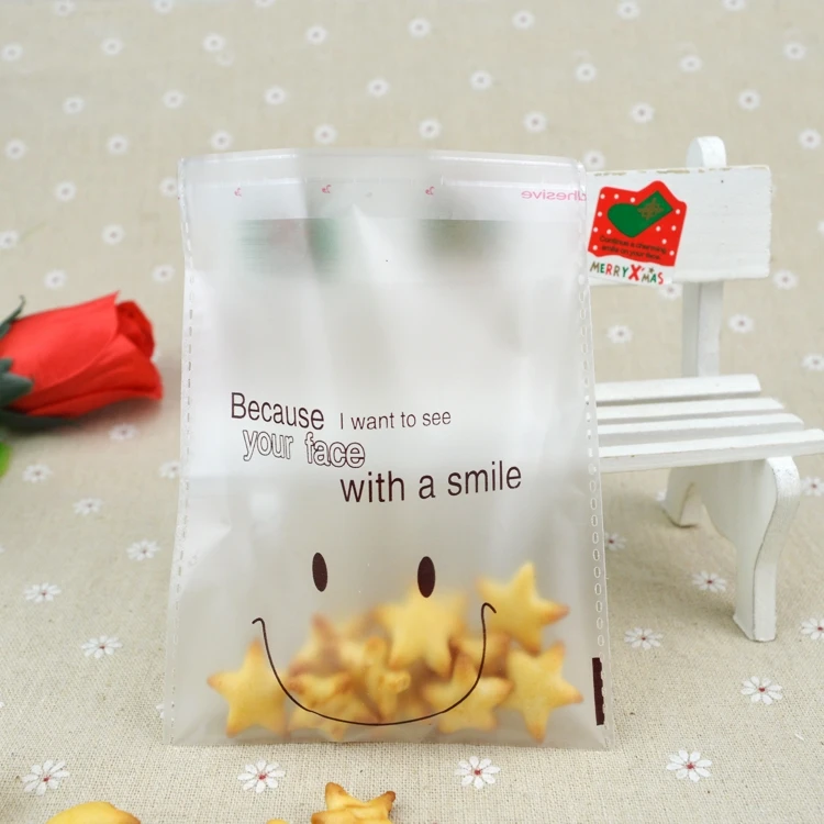 700pcs/lot-11*13.5cm Clear Frosted Big Smile Self-adhesive Gift Food Packing Bag Cute Biscuit Plastic Party Favor Bag
700pcs/lot-11*13.5cm Clear Frosted Big Smile Self-adhesive Gift Food Packing Bag Cute Biscuit Plastic Party Favor Bag