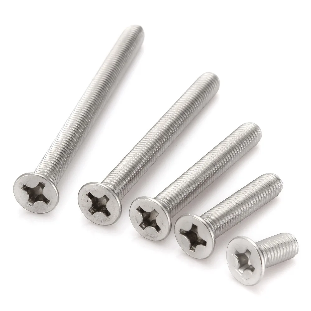 100pcs M3*25/30/35/40/45/50mm Countersunk head screws flat head cross Countersunk head screw Brass cross head machine screws
100pcs M3*25/30/35/40/45/50mm Countersunk head screws flat head cross Countersunk head screw Brass cross head machine screws