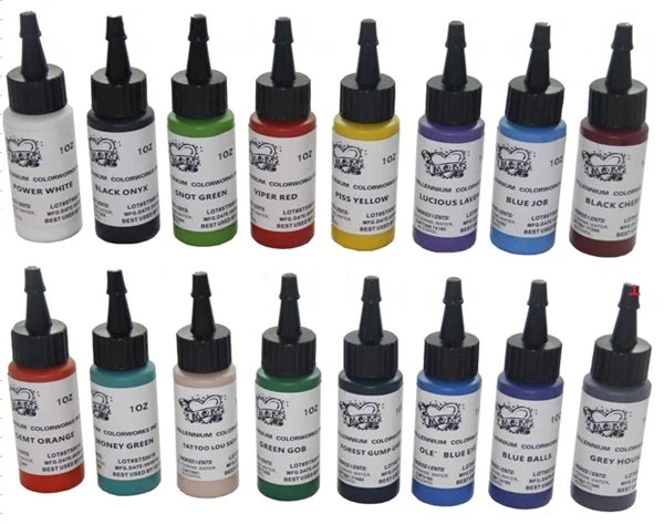 16pcs/lot Permanent makeup pigment tattoo ink set tattoo pigment kit 30ml/bottle 1OZ
16pcs/lot Permanent makeup pigment tattoo ink set tattoo pigment kit 30ml/bottle 1OZ
