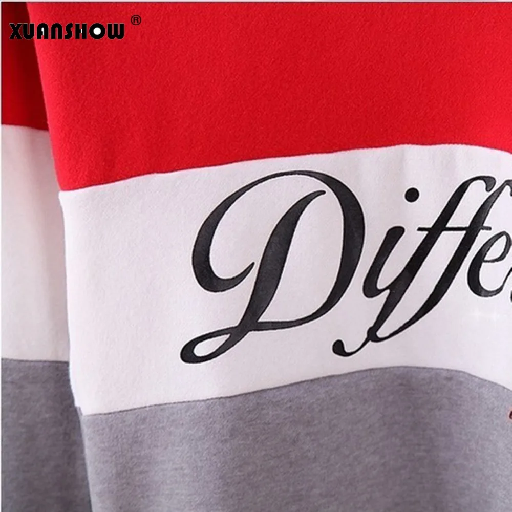 XUANSHOW Women Pullover Autumn Winter Hoodies Letters Different Printed Mix Color Casual Fleece Sweatshirts Sudaderas Mujer
XUANSHOW Women Pullover Autumn Winter Hoodies Letters Different Printed Mix Color Casual Fleece Sweatshirts Sudaderas Mujer