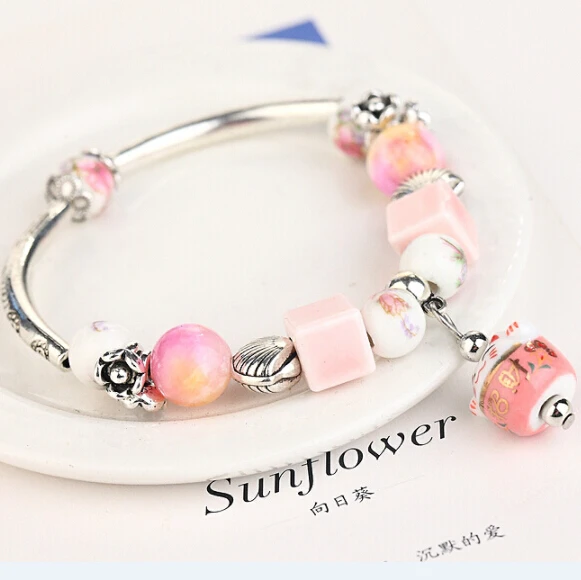 Handmade Elastic Rope Natural Stone Lucky Cat Charm Bead Bracelet For Women Bracelet Jewelry Pulseiras Femininas
Handmade Elastic Rope Natural Stone Lucky Cat Charm Bead Bracelet For Women Bracelet Jewelry Pulseiras Femininas