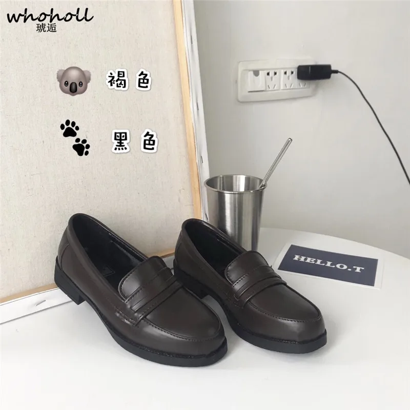 Women Leather Shoes Japanese Academy Girl Middle School Student Brown Black Shoe Animation Maid Use Lolita JK Uniform Shoes
Women Leather Shoes Japanese Academy Girl Middle School Student Brown Black Shoe Animation Maid Use Lolita JK Uniform Shoes