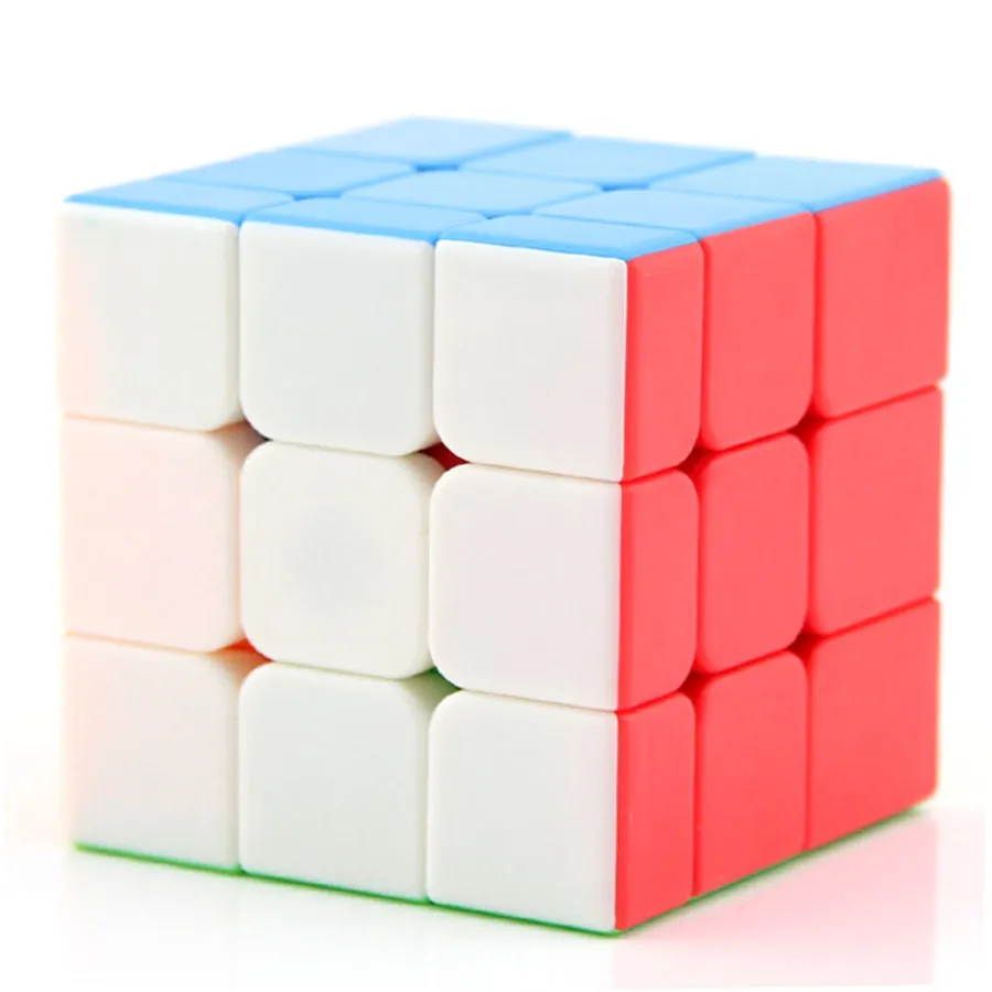 

Scalene 3x3x3 Speed Magic Cube Twist Puzzle Brain Teaser 3D IQ Game Stickerless 3x3 Moyu Toy 3*3*3 Ultra-Smooth Multi-Color MFJS