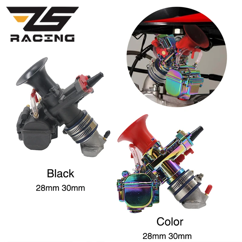 Мотоциклетный карбюратор ZS Racing YD28 yd30 мм багги для квадроцикла Power Jet карт