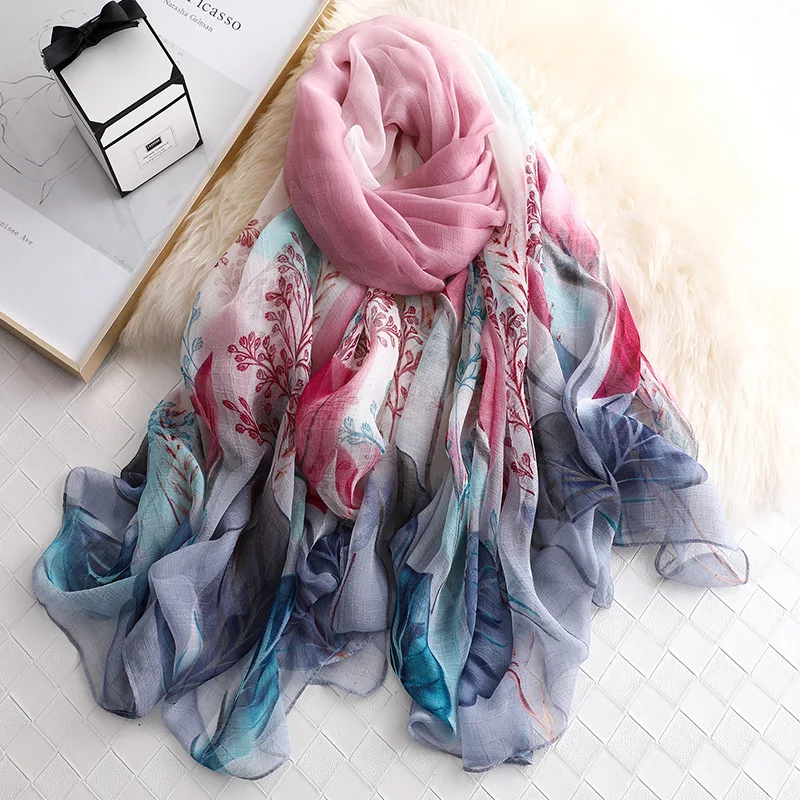 REALSISHOW Fashion Scarf Women Tulip Print Chiffon Hijab Silk Scarf for Ladies Tulle High Quality Scarves Women 2019 180*145cm
REALSISHOW Fashion Scarf Women Tulip Print Chiffon Hijab Silk Scarf for Ladies Tulle High Quality Scarves Women 2019 180*145cm