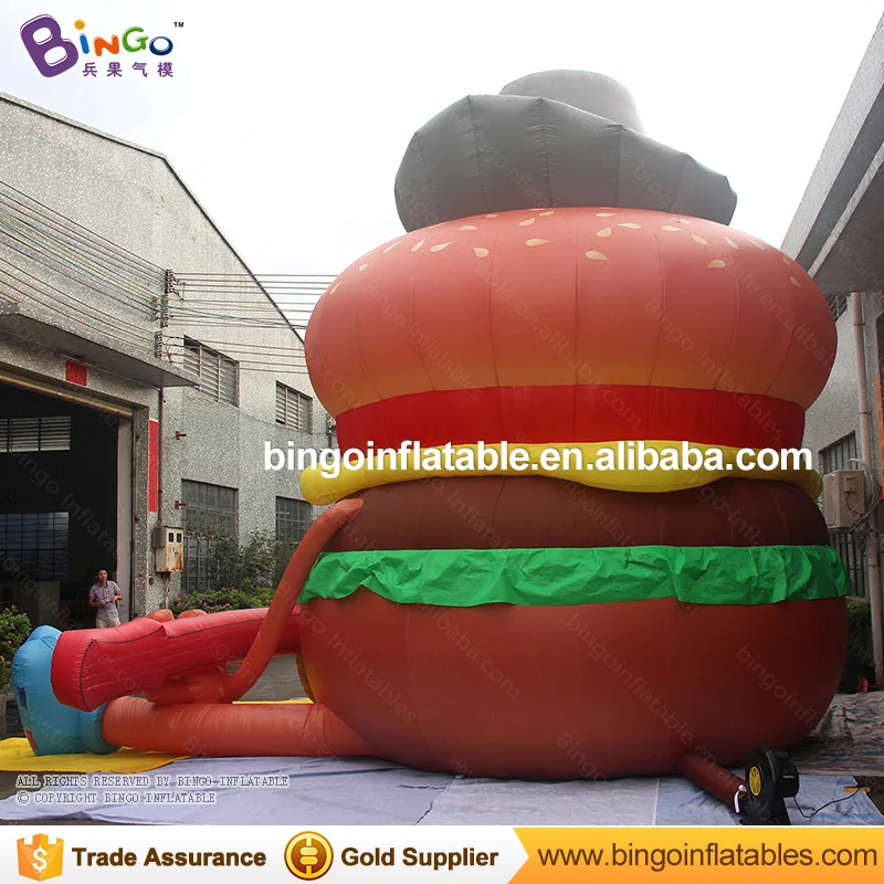 20ft./6m high cute funny inflatable hamburger with guitar for promotion events BG-A1030 toy
20ft./6m high cute funny inflatable hamburger with guitar for promotion events BG-A1030 toy
