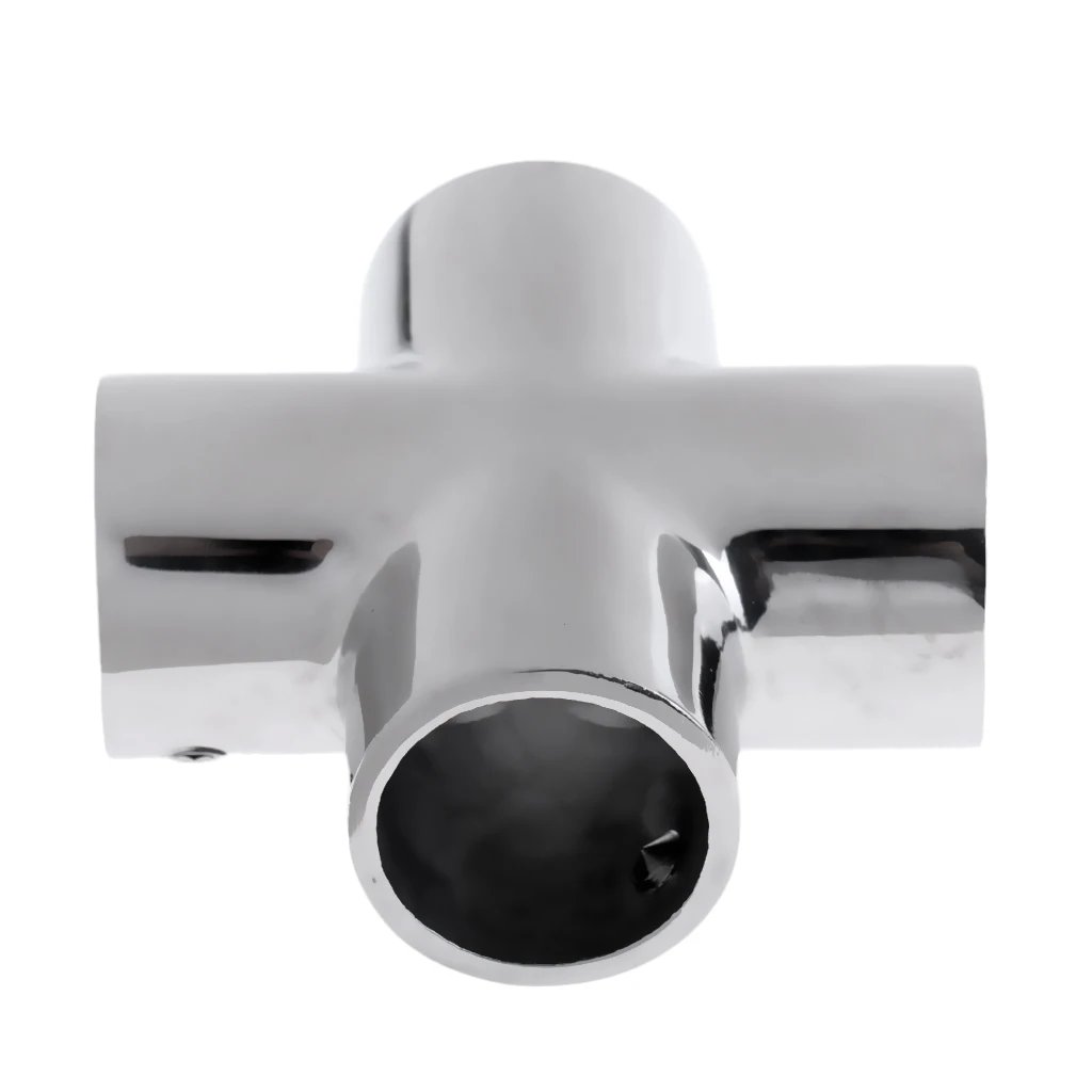 High Polished Silver 316 Stainless Steel 1' Boat Yacht Hand Rail Fitting 4 Way Tee Cross
High Polished Silver 316 Stainless Steel 1' Boat Yacht Hand Rail Fitting 4 Way Tee Cross