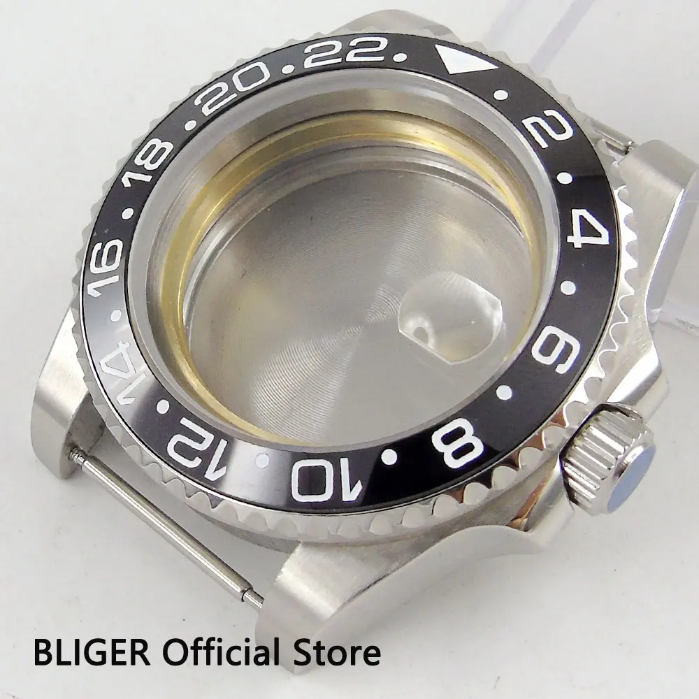 Sapphire Glass 40MM Stainless Steel Watch Case Ceramic Bezel Fit For ETA 2836 Automatic Movement C17
Sapphire Glass 40MM Stainless Steel Watch Case Ceramic Bezel Fit For ETA 2836 Automatic Movement C17