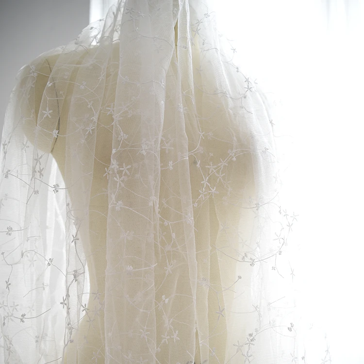 Exquisi embroidered lace wedding dress fabric material diy handmade cloth curtain fabrics clothing accessories
Exquisi embroidered lace wedding dress fabric material diy handmade cloth curtain fabrics clothing accessories