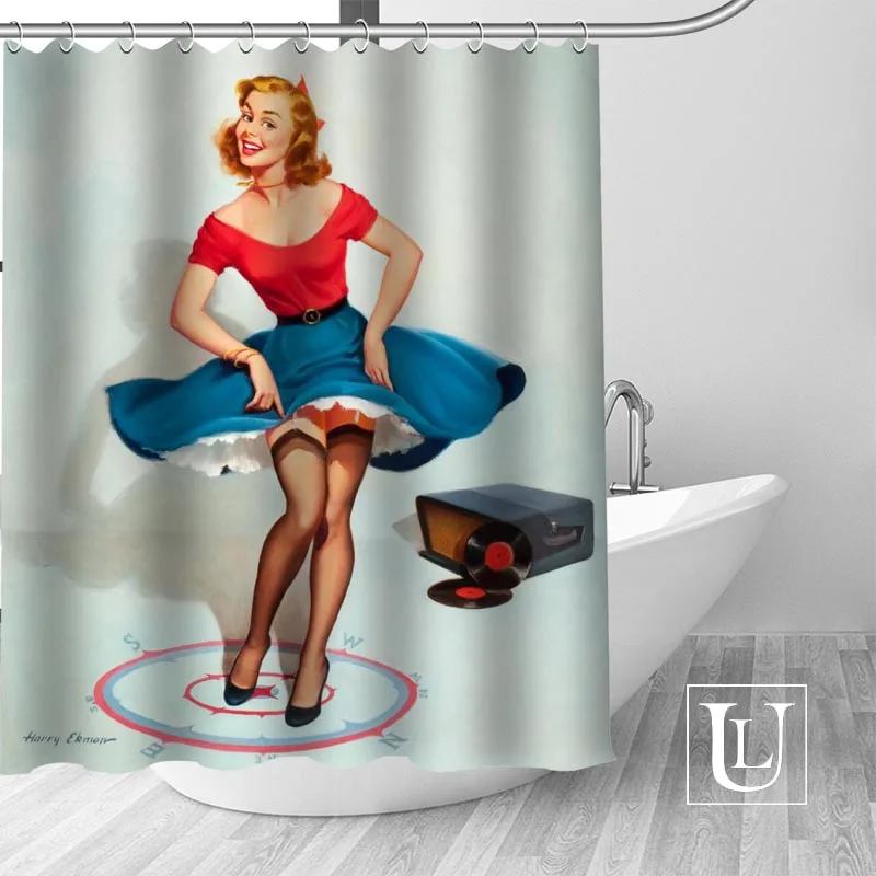 Big Sale New Custom pin up girl Modern Shower Curtain with Hooks bathroom Waterproof Polyester Fabric
Big Sale New Custom pin up girl Modern Shower Curtain with Hooks bathroom Waterproof Polyester Fabric