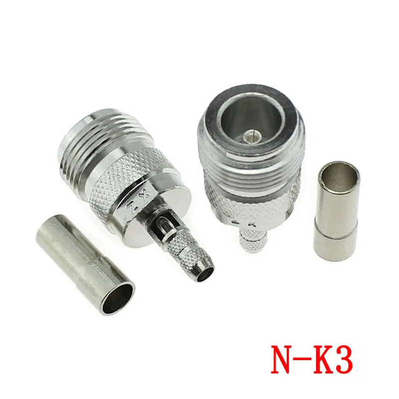 10pcs RF Connector N-C-K1.5 Connector N (L16) Female Crimp RG50-3 Cable N-K3 Feeder Connector
10pcs RF Connector N-C-K1.5 Connector N (L16) Female Crimp RG50-3 Cable N-K3 Feeder Connector