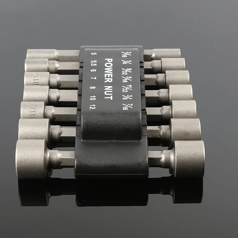 14pcs Hex Power Tools Socket Bits Drill Hex Socket Sleeve Nozzles Magnetic Nut Driver Set Drill Bit Adapter
14pcs Hex Power Tools Socket Bits Drill Hex Socket Sleeve Nozzles Magnetic Nut Driver Set Drill Bit Adapter