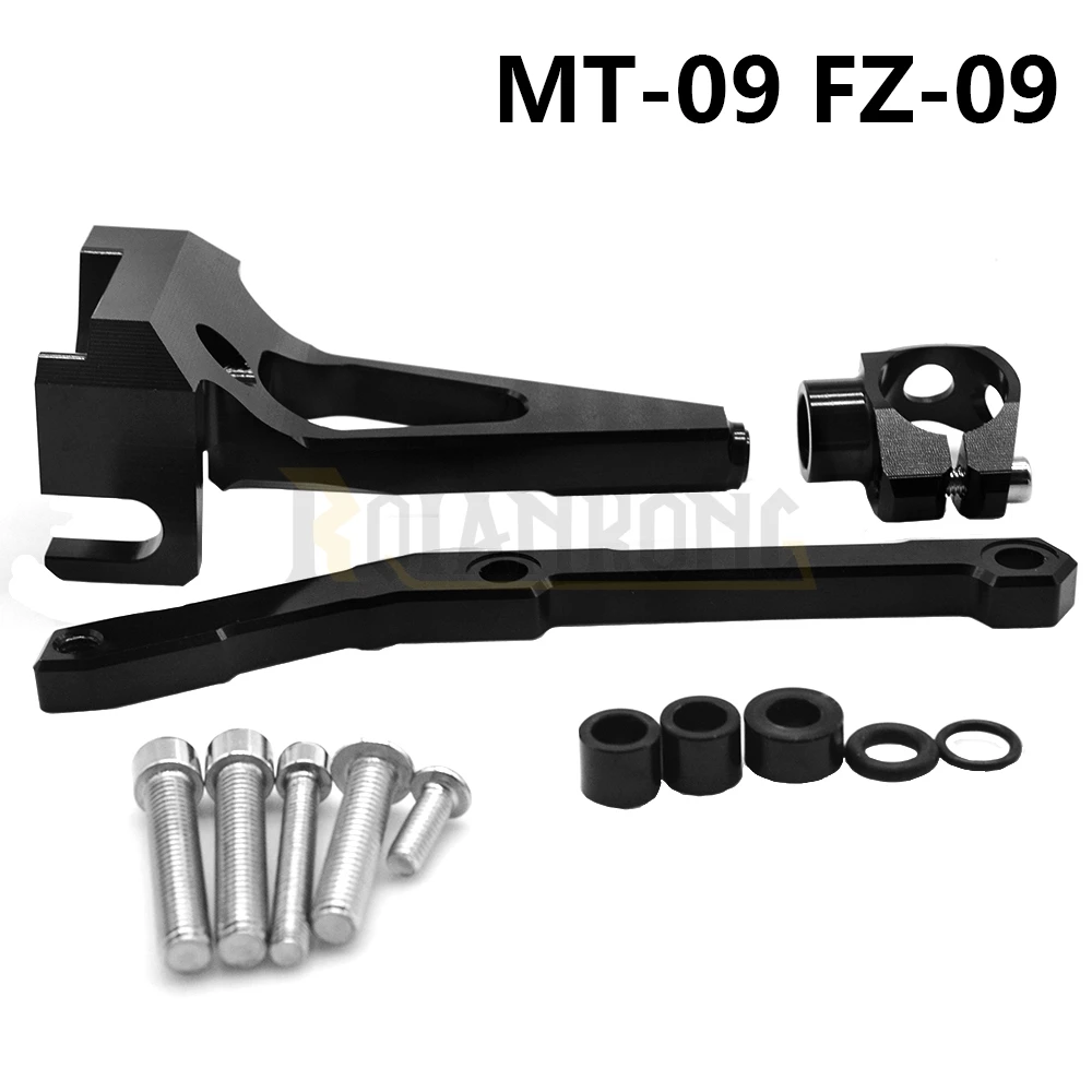 Motorcycles Adjustable Steering Stabilize Damper Bracket Mount Support Kit For YAMAHA MT-09 MT09 FZ09 FZ-09 2013- 2016Aluminum
Motorcycles Adjustable Steering Stabilize Damper Bracket Mount Support Kit For YAMAHA MT-09 MT09 FZ09 FZ-09 2013- 2016Aluminum