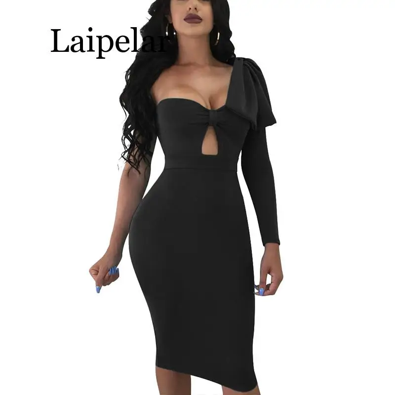 Laipelar Sexy Low Cut Slim Fit Zipper Backless Dresses New Fashion One-Shoulder Cocktail Party Dresses For Women
Laipelar Sexy Low Cut Slim Fit Zipper Backless Dresses New Fashion One-Shoulder Cocktail Party Dresses For Women