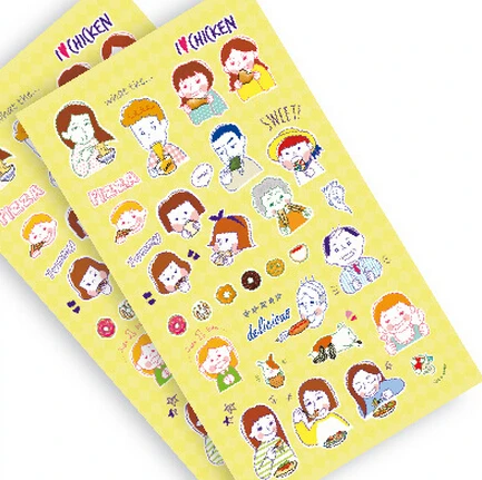 15 pcs/lot Funny Cartoon figure with food design Paper Decoration Sticker For School Kids Stationery Supplies(tt-4853)
15 pcs/lot Funny Cartoon figure with food design Paper Decoration Sticker For School Kids Stationery Supplies(tt-4853)