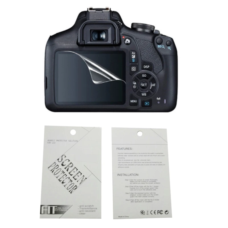 Мягкая защитная пленка для экрана камеры Canon 100D 500D 650D 700D 750D 760D 800D 1100D 1300D 1500D 3000D 4000D, 20 шт.
Мягкая защитная пленка для экрана камеры Canon 100D 500D 650D 700D 750D 760D 800D 1100D 1300D 1500D 3000D 4000D, 20 шт.