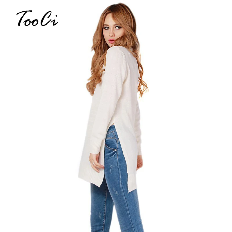 New Fashion Spring Pullover White Sweater Women Long Sleeve Top Knitted Sweaters Pullovers High Split Hem Casual Knitwear
New Fashion Spring Pullover White Sweater Women Long Sleeve Top Knitted Sweaters Pullovers High Split Hem Casual Knitwear