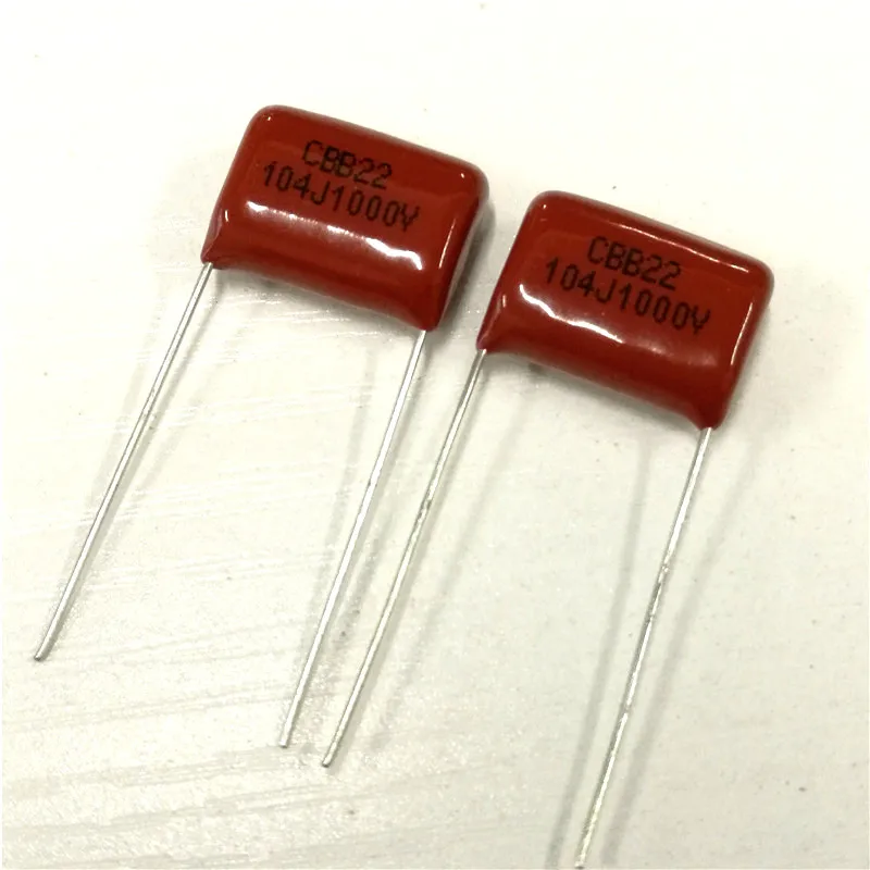 10 шт. Конденсатор CBB 104 1000 В 104J 1KV 0 1 мкФ 100nF P15 CBB22 Металлизированный