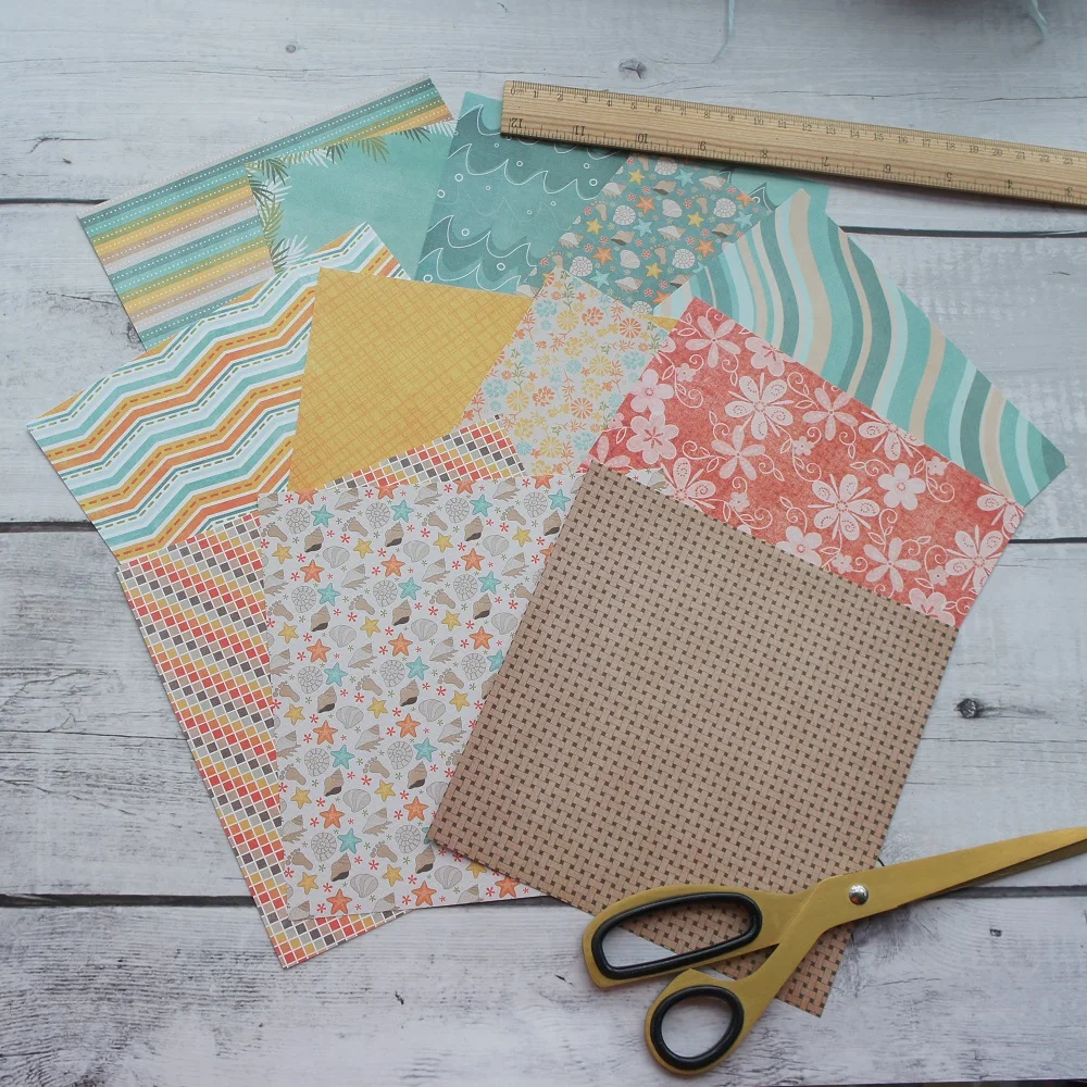 24 sheets DIY 12 style 15.2*15.2cm Tropical Forest Beach theme craft paper scrapbooking creative paper DIY gift use
24 sheets DIY 12 style 15.2*15.2cm Tropical Forest Beach theme craft paper scrapbooking creative paper DIY gift use