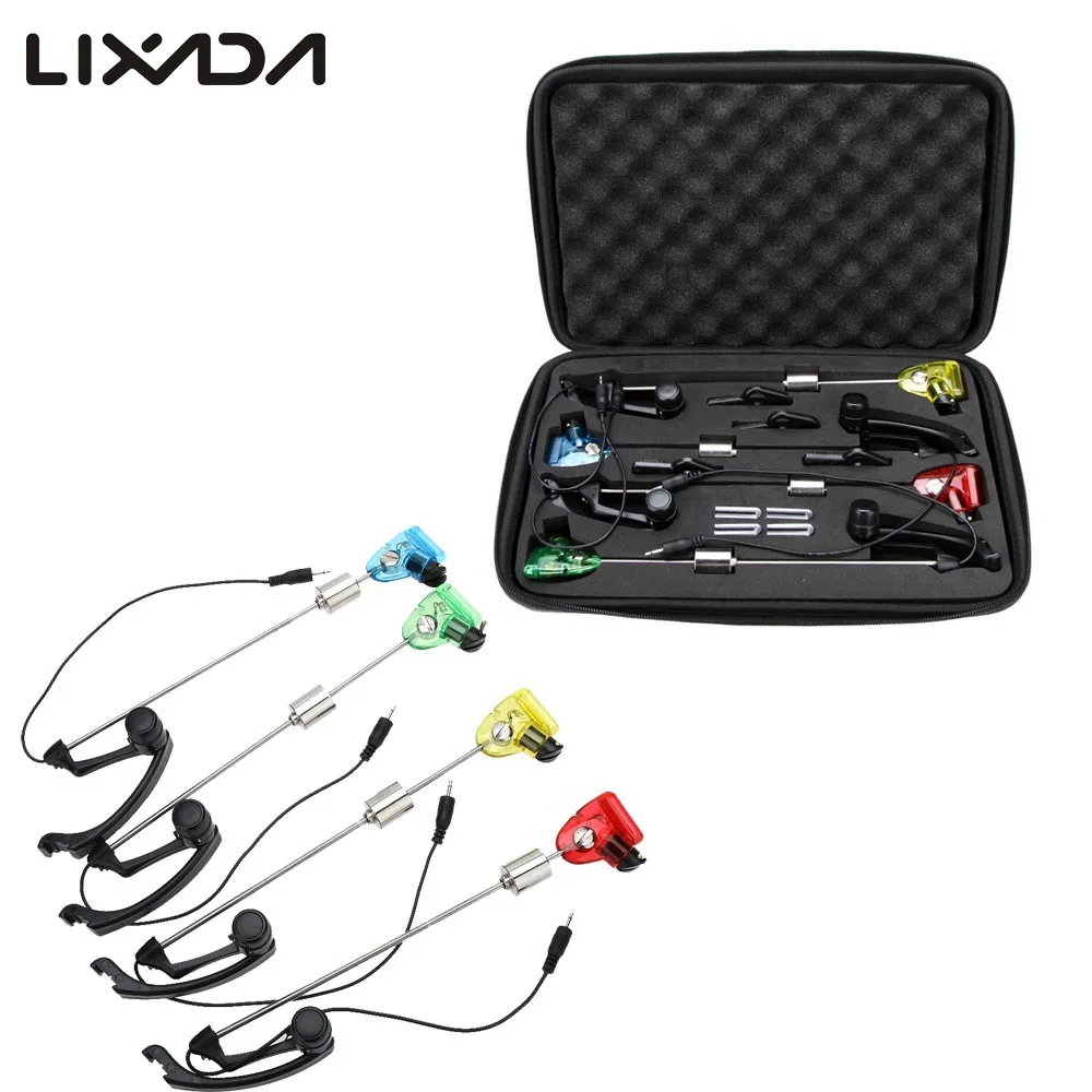 Lixada Fishing Swinger Bit индикатор аварийных сигналов набор светодиодный с подсветкой 4 шт. в чехол на молнии Карп рыболовные снасти инструменты
Lixada Fishing Swinger Bit индикатор аварийных сигналов набор светодиодный с подсветкой 4 шт. в чехол на молнии Карп рыболовные снасти инструменты