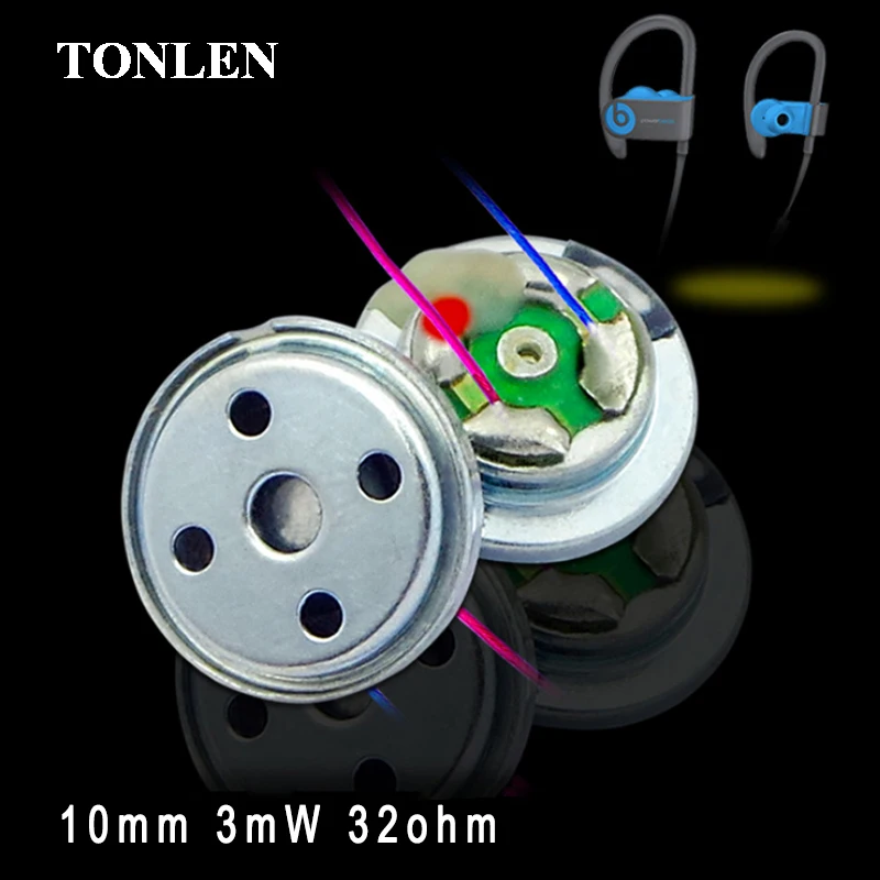 MACGARSEN 2pcs Round Bluetooth Earphone Speakers Unit 10mm 32ohm Bass Full Frequency Non-paper Diaphragm Earphone Speaker Unit
MACGARSEN 2pcs Round Bluetooth Earphone Speakers Unit 10mm 32ohm Bass Full Frequency Non-paper Diaphragm Earphone Speaker Unit