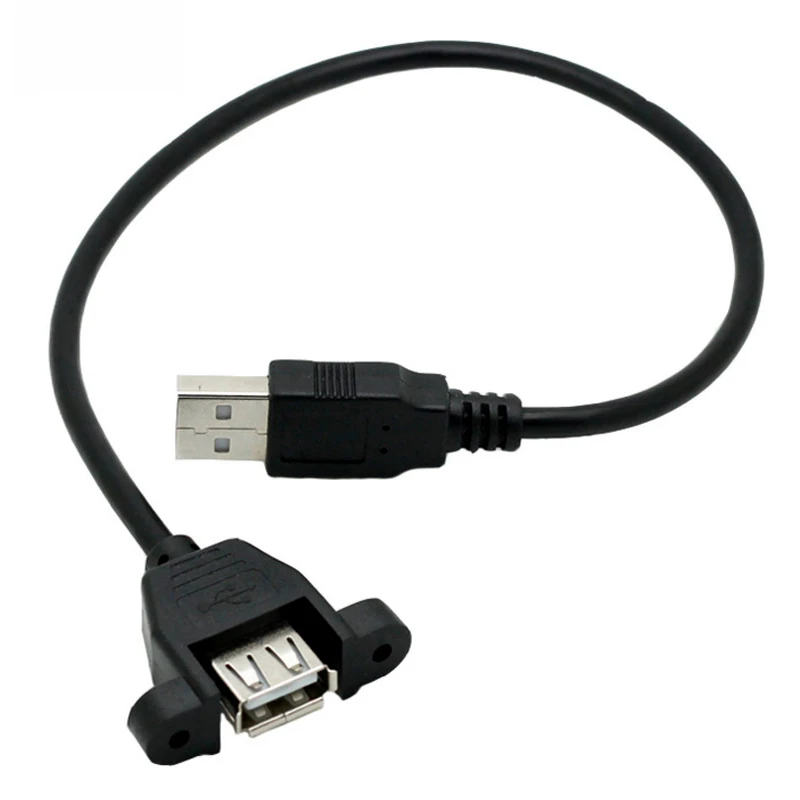 USB 2.0 Extension Cord With Ear usb extension Cable Male to Female Wire Extend Can Be Fixed For PC Laptop cable Extender | Электроника