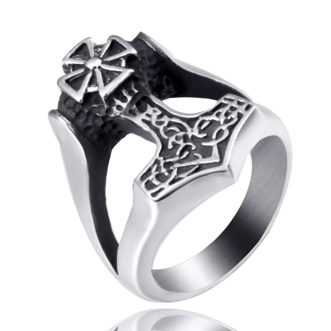 Men Stainless Steel Ring Cross Viking Mjolnir Magick Thor's Hammer Wholesale Jewelry Plus Size 8-15
Men Stainless Steel Ring Cross Viking Mjolnir Magick Thor's Hammer Wholesale Jewelry Plus Size 8-15